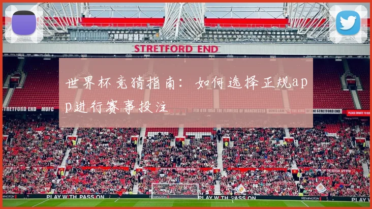 世界杯竞猜指南：如何选择正规app进行赛事投注